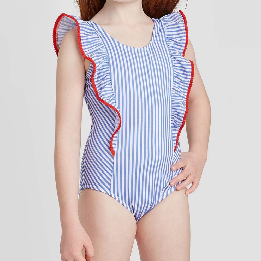 Lot of Janie and Jack and Cat & Jack Bathing Suits